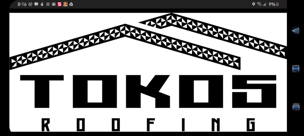 Slide of Tokos Roofing