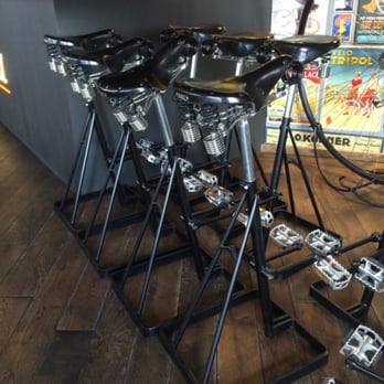 Kolonial - very cool bicycle-themed stools! - Pubs Near Me - Prague, Puerto Rico