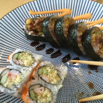 Bodeli Sushi Restaurant - Spider roll and a Crunchy Shrimp roll. - Sushi Bars Near Me - Franklin, Tennessee Bodeli Sushi Restaurant - Spider roll and a Crunchy Shrimp roll. - Sushi Bars Near Me - Franklin, Tennessee