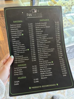 Menu photo 1 Panqueque Viña del Mar, VS