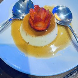 Beautiful flan like nothing I've ever had before!