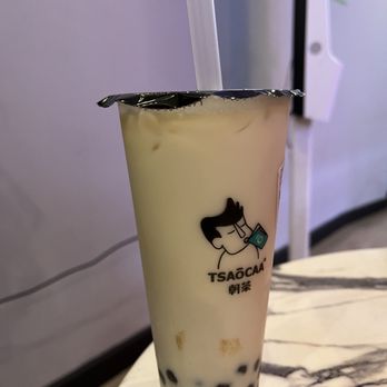 Tsaocaa - Large Osmanthus Milk Oolong Tea - Bubble Tea Near Me - Queens, New York
