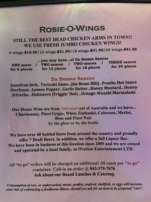 Menu photo 5 Rosie O'Gradys Beaufort, SC