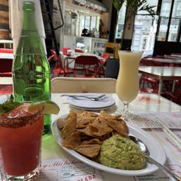 Sm Guacamole con Totopos. y Lg Guacamole con Totopos. Sm Guacamole con Totopos. y Lg Guacamole con Totopos.