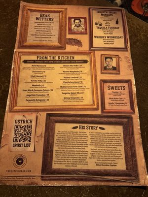 Menu photo 1 The Ostrich Chandler, AZ Menu photo 1 The Ostrich Chandler, AZ