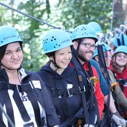 Pumpkin Ridge Zip Tour - Enjoy two suspension bridges - perfect for group photos!