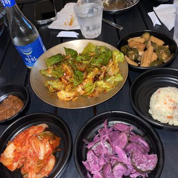 Mun Patio - banchan (side dishes) - Korean Near Me - Los Angeles, California Mun Patio - banchan (side dishes) - Korean Near Me - Los Angeles, California