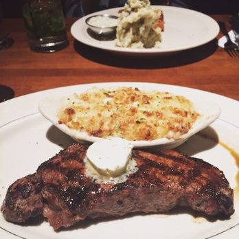 J. Alexander's - New York Strip with Mac n Cheese - New American Near Me - Toledo, Ohio J. Alexander's - New York Strip with Mac n Cheese - New American Near Me - Toledo, Ohio
