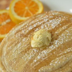 ADios Cafe - Blue Corn Hotcakes