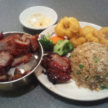 Kau Kau Barbeque - Lunch special with an extra side of BBQ pork - Barbeque Near Me - Seattle, Washington