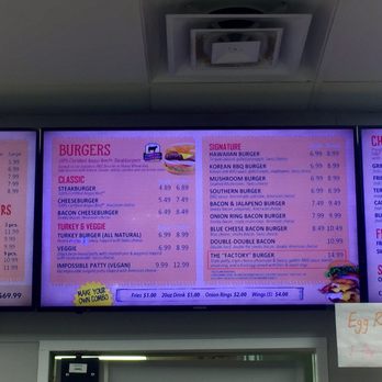 WNB Factory - Menu 3/4 - Burgers Near Me - Carrollton, Georgia WNB Factory - Menu 3/4 - Burgers Near Me - Carrollton, Georgia