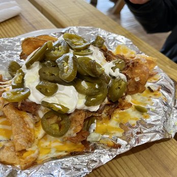 Happy George - BBQ Nachos are great. Lots of meat! - Barbeque Near Me - Annapolis, Maryland