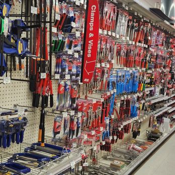 Larsen Ace Hardware - A hardware store aisle displays various hand tools, power tools, and accessories organized on shelves and pegboards. - Hardware Stores Near Me - Canton, Connecticut