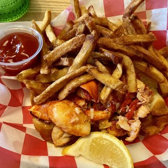 Hazel's - Hot lobster roll with fries - Bars Near Me - Birmingham, Michigan Hazel's - Hot lobster roll with fries - Bars Near Me - Birmingham, Michigan