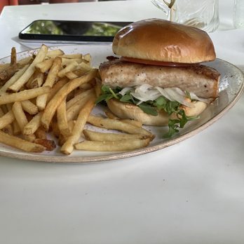 Glass & Vine - Grilled Fish Sandwich - New American Near Me - Miami, Florida