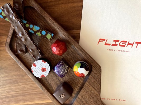 Flight Wine + Chocolate by null
