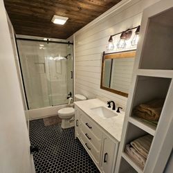 Modern Rustic Bathroom Remodel