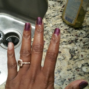 Number 2 Nail - If they cared about customers they would not let me walk out with this after the horrible job! - Nail Salons Near Me - Atlanta, Georgia