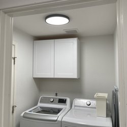 Redeemer Construction - Karissa hung this cabinet in a flash! It was level and tightly on the wall!