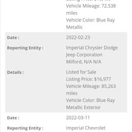 Vin check proving salesman lies.