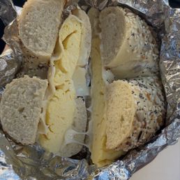 Eggs and cheese bagel Eggs and cheese bagel