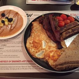 Big American breakfast