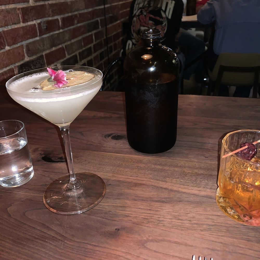 Pear martini and old fashioned. Both are worth trying! Pear martini and old fashioned. Both are worth trying!