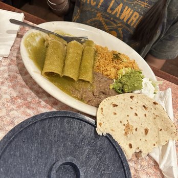 Los Barrios Mexican Restaurant - Enchiladas Verdes were simply perfection - Mexican Near Me - San Antonio, Texas