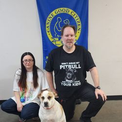 Cora and her owners