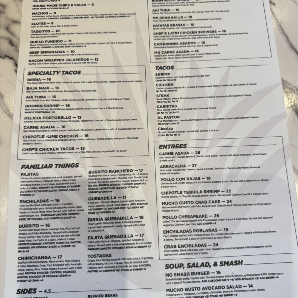 Mucho Gusto - Menu - Mexican Near Me - Towson, Maryland Mucho Gusto - Menu - Mexican Near Me - Towson, Maryland