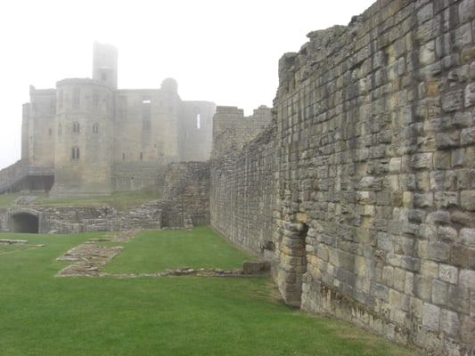 Warkworth Castle by null