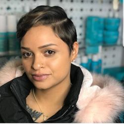Cultural Hair Lounge - Sleek short cut done by Shatera