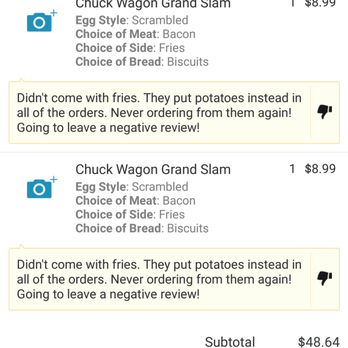 Chuck Wagon Restaurant - Ordered FRIES not potatoes, Luis and Mariana!!!!! - Southern Near Me - Miami, Florida Chuck Wagon Restaurant - Ordered FRIES not potatoes, Luis and Mariana!!!!! - Southern Near Me - Miami, Florida