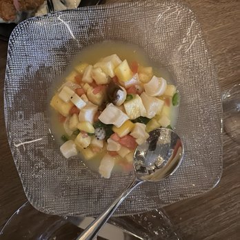 Fish By Jose Andres - Conch Salad - Not to be missed! It's that good and fresh - Seafood Near Me - Paradise Island, Florida Fish By Jose Andres - Conch Salad - Not to be missed! It's that good and fresh - Seafood Near Me - Paradise Island, Florida