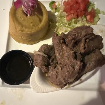 El Primo Restaurant - Steak and Onions with Mofongo - Puerto Rican Near Me - Kissimmee, Florida