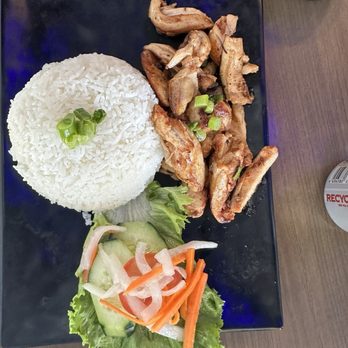 Pho Mex - Grilled chicken plate - Asian Fusion Near Me - Modesto, California Pho Mex - Grilled chicken plate - Asian Fusion Near Me - Modesto, California