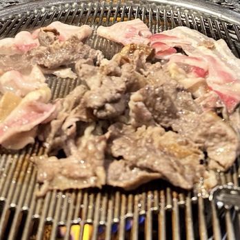 Bud Namu Korean BBQ - Beef Belly Brisket Thin pork belly - Barbeque Near Me - Los Angeles, California