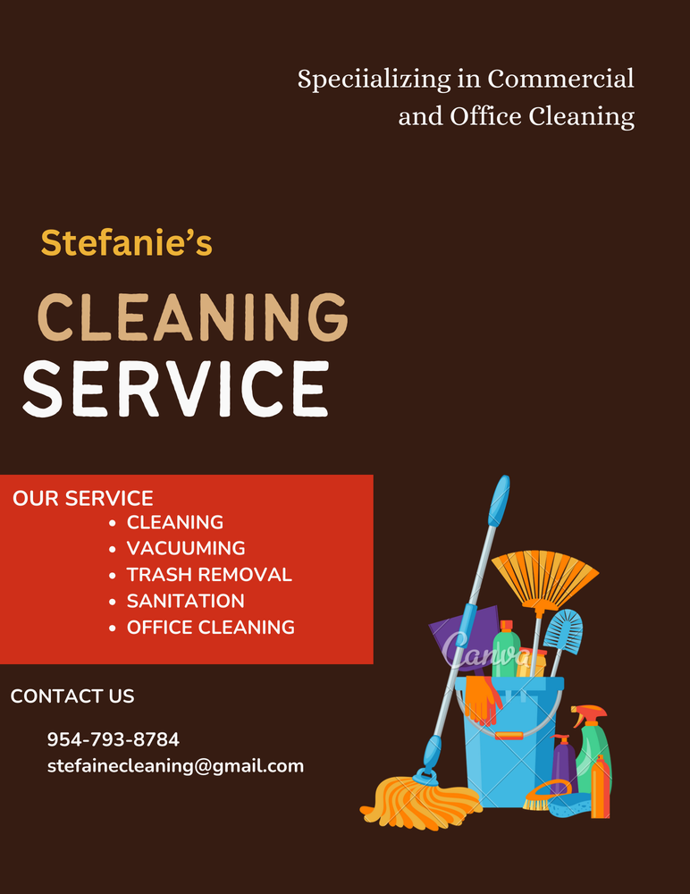 STEFANIE’S CLEAINING SERVICE Davie, Florida Home Cleaning Phone