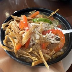 Bistrola 57 - Chicken lime soup (sopa de lime), but very light on lime