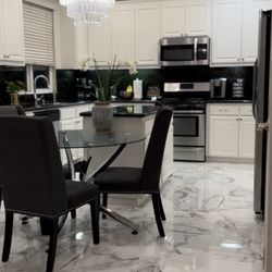 Home Designs Furniture - Kitchen table and chairs from home designs! This is a picture after 3 years very durable!!