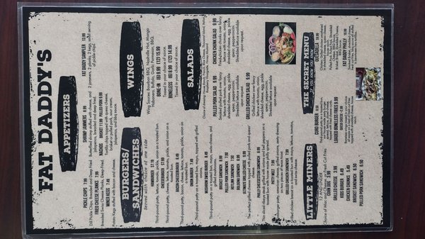 Menu photo 1 Fat Daddy’s BBQ And Steakhouse Hartshorne, OK Menu photo 1 Fat Daddy’s BBQ And Steakhouse Hartshorne, OK