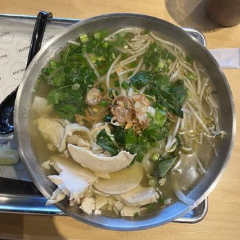 The Pho Fix - Chicken pho ($12) with all standard veggies and shallots to top My girlfriend said you could taste the ginger and not in a bad way! - Vietnamese Near Me - Shenandoah, Texas The Pho Fix - Chicken pho ($12) with all standard veggies and shallots to top My girlfriend said you could taste the ginger and not in a bad way! - Vietnamese Near Me - Shenandoah, Texas