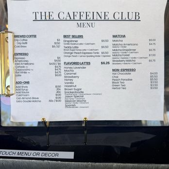 The Caffeine Club - Coffee & Tea Near Me - Costa Mesa, California The Caffeine Club - Coffee & Tea Near Me - Costa Mesa, California