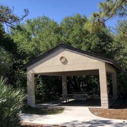 Picnic pavilion. Picnic pavilion.