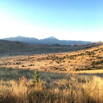 Erik's Ranch - 20 yards from the front door. I woke up before sunrise and got video of the sun cresting over this range. Dont think, just book it. - Resorts Near Me - Livingston, Montana