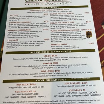 Cheeseburger In Paradise - Menu - Burgers Near Me - Honolulu, Hawaii