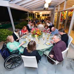 New Leaf Catering - Plated and served dinner for thirty. All furniture and tableware rented with help of Catering team.