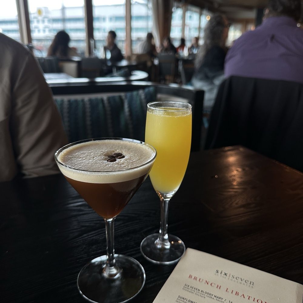 Six Seven Restaurant - Espresso martini & Mimosa - New American Near Me - Seattle, Washington Six Seven Restaurant - Espresso martini & Mimosa - New American Near Me - Seattle, Washington