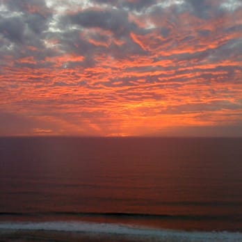 Black's Beach - sunset from above the beach - Beaches Near Me - San Diego, California