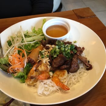 An Nam Pho - Vermicelli bowl combo. Pork was DELICIOUS! Not a lot of meat altogether tho... - Vietnamese Near Me - Seattle, Washington